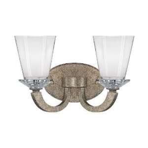 Savoy House 8 1557 2 122 Forum 2 Light Bathroom Wall Sconce in Gold Du