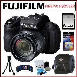 Fujifilm FinePix HS25EXR 16MP Digital Camera with 30x Optical Zoom and 
