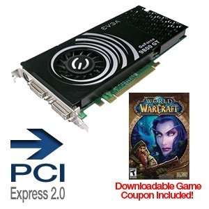  EVGA GeForce 9800 512MB GT DDR3 w/Free WOW Electronics