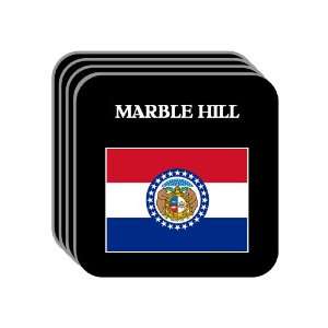  US State Flag   MARBLE HILL, Missouri (MO) Set of 4 Mini 