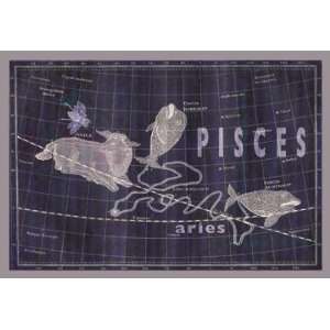  Pisces and Aries #3 12x18 Giclee on canvas