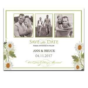  150 Save the Date Cards   Daisy Green with Envy Office 
