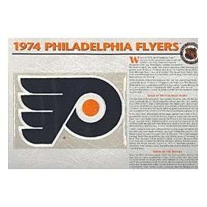  NHL 1974 Philadelphia Flyers Official Patch on Team 