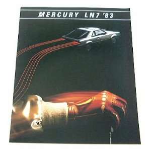  1983 83 Mercury LN7 BROCHURE Grand Sport RS Everything 