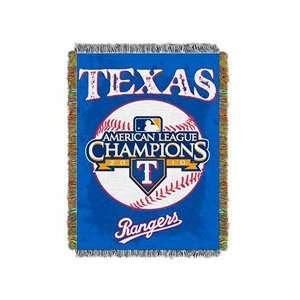  Texas Rangers 2010 ALCS Champs Tapestry Throw Sports 