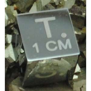 1cm Unplated Polished Scale Cube  Industrial & Scientific