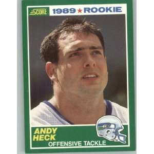  1989 Score #271 Andy Heck RC   Seattle Seahawks (RC 