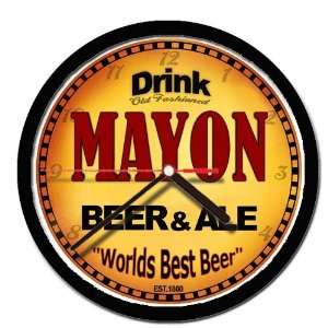  MAYON beer and ale cerveza wall clock 