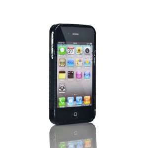 Best Black TPU S seres Hard Skin Case Cover Bumper for Apple Iphone 4 
