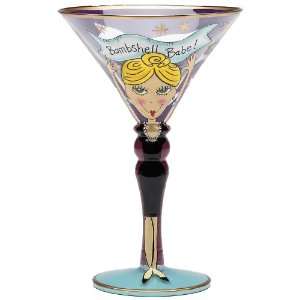   Ounce Sugar High Social by Babs Martini Glass