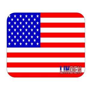  US Flag   Linden, New Jersey (NJ) Mouse Pad Everything 