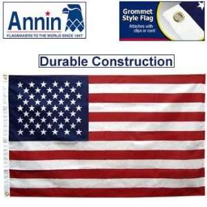  Four Foot Wide American Flag Banner 