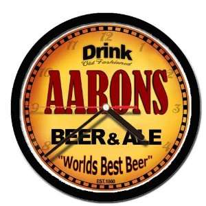  AARONS beer and ale wall clock 