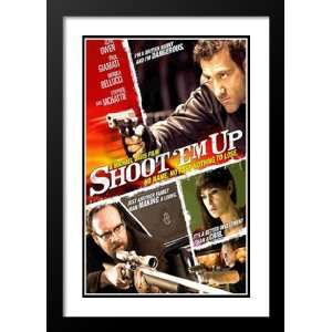  Shoot Em Up 20x26 Framed and Double Matted Movie Poster 