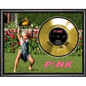  PINK So What Framed Gold Record A3 Musical Instruments