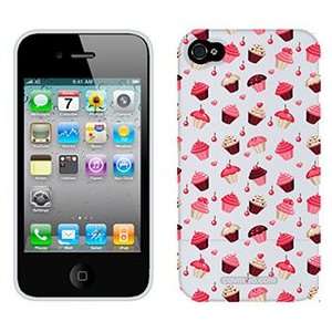  Yummy Cupcakes White on AT&T iPhone 4 Case by Coveroo  