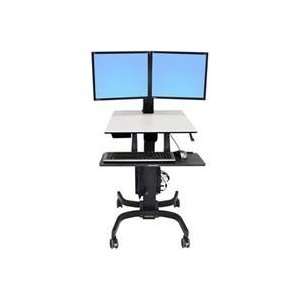  Ergotron WorkFit C Dual Sit Stand Workstation (24 214 085 