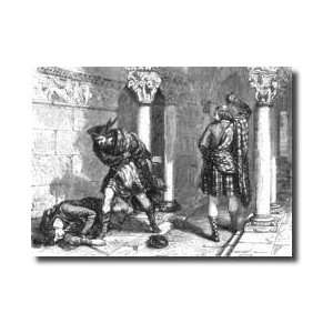  The Death Of John Comyn The Younger d1306 Giclee Print 