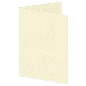 80lb   A9 Printable Invitation Folder   Linen Colonial White (50 Pack)
