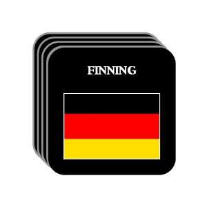  Germany   FINNING Set of 4 Mini Mousepad Coasters 