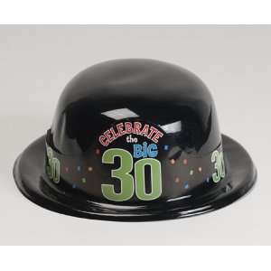 30th Birthday Plastic Derby Hats