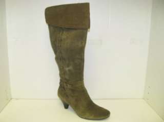  Nine West Adele Over the Knee Boot   Dark Green Shoes