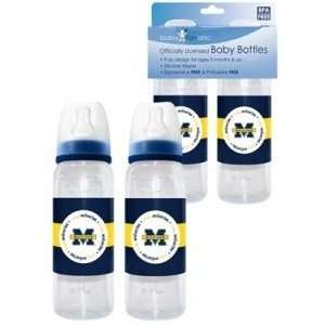  Michigan Wolverines Baby Bottles   2 Pack Sports 