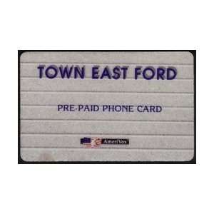   Card Town East Ford (Mesquite Texas) PROOF Damaged 