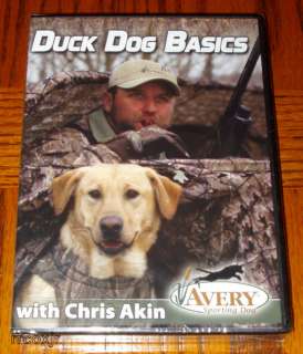 AVERY CHRIS AKIN DUCK DOG BASICS RETRIEVER TRAINING DVD 700905899951 