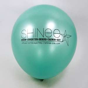 SHINee   Balloon For Cheer SHINee (Pearl Aqua)   10 Pieces  
