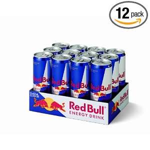 Red Bull Energy Drink, 16 Ounce Cans (Pack of 12)  Grocery 