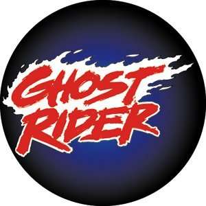    Marvel Ghost Rider Flaming Logo Button Pin B 3521 Toys & Games