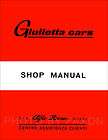 1954 1963 Alfa Romeo Giulietta Shop Manual with Specifications Book 