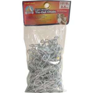 Small Dogs Tie Out Chain   15 ft. / 2.5 mm Gauge Kitchen 