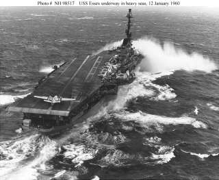 USS ESSEX CVA 9 MED CRUISE BOOK YEARBOOK LOG 1958   NAVY  