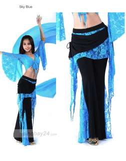 C91804 Belly Dance Lace Costume Top & Pants  