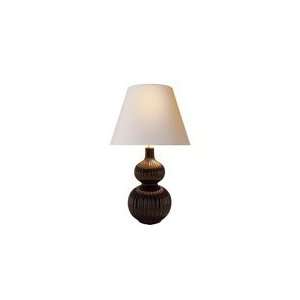  Alexa Hampton Lucille Table Lamp in Dark Brown Porcelain 
