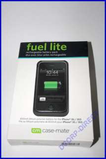 GENUINE CASE MATE iPhone 3G / 3GS Fuel Lite   Battery Extender Case