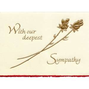  Birchcraft Studios 1006 With Our Deepest Sympathy   Red 