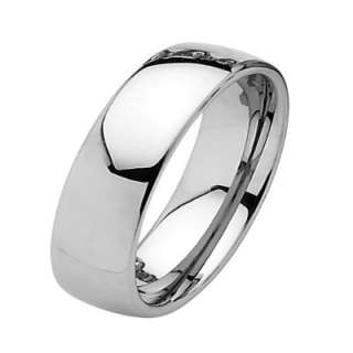 6mm Plain Tungsten Wedding Band Ring for Men Sizes 8.5 12.5  