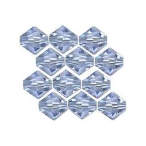   12 Light Sapphire Bicone Swarovski Crystal Beads 3mm