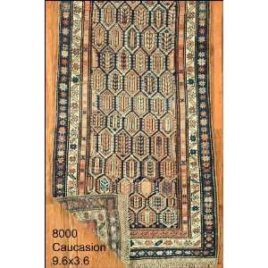  3x9 Hand Knotted Caucasian Caucasian Rug   36x96