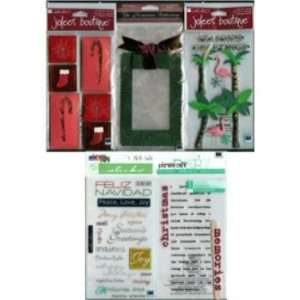 Scrapbooking Embellishments   Christmas Holiday Case Pack 