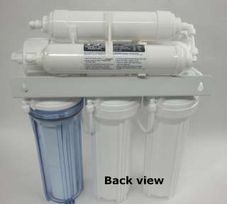Zero 0 ppm 6st Reverse Osmosis RO DI Tank Water Filters  