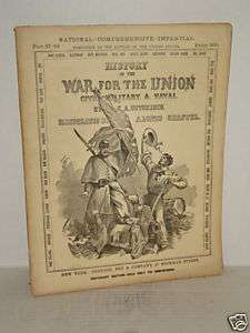 History of the War for the Union, 1860s Civil War Zine  