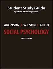   Study Guide, (0131562320), Elliott Aronson, Textbooks   