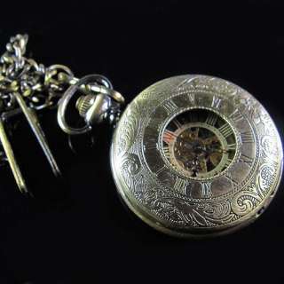 Classic Antique Double Cover Mechanical Pocket Watch NR  