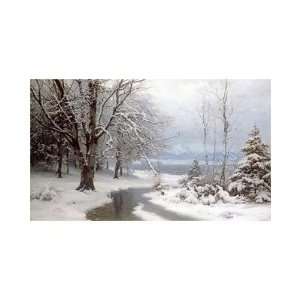  Anders Andersen lundby   A Wooded Winter Landscape Giclee 