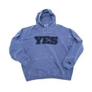  YES Network Pigment Dyed Hooded Sweatshirt   Blue Medium 