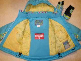   Toddler Girls Snowsuit Ski Jacket Pant Glove Set 3T/XS LOT 3  